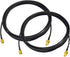 Bingfu WiFi Antenna Extension Cable 2-Pack RP-SMA Male to RP-SMA Female Bulkhead