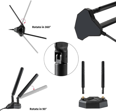 eifagur 9dBi 4G 5G TS9 M6 MR6110 MR6150 MR6500 M6 M5 MR5100 MR5200 5G Magnetic Base External Antenna for Netgear