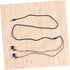OSALADI Cloth Line Earphones, On-ear Headphones, Corded Bass Headphones, Over-ear Headphones - Heavy Bass