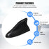 SWPHRT Car Shark Fin Antenna Cover, Vehicle Top Roof Aerials AM FM Radio Signal Base with Adhesive Tape, Automotive