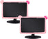 Hoteam 2 Pcs 17''-24'' Kawaii Computer Monitor Cover with Cat Ear Furry