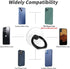 Cell Phone Ring Holder, Transparent 360° Rotation Finger Ring Kickstand for Most Phones, Tablets, and Cases (2 Silver +