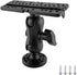 CALIDAKA Fish Finder Mount Base, 360 Degree Rotation Fish Finder Holder for Marine Electronics