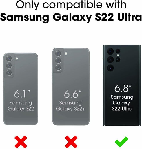 OtterBox S22 Packaging Defender Series Case for Samsung Galaxy Ultra (Only) - Holster Clip Included - Microbial Defense