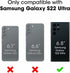 OtterBox S22 Packaging Defender Series Case for Samsung Galaxy Ultra (Only) - Holster Clip Included - Microbial Defense