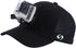 Smatree Baseball Hat Mount Mesh Cap Compatible with G*pro 12/11/10/9/8/7/6/5/ 5 Session/4/3+/3/2/1/DJI OSMO Action Cameras, Wool Material (L 58-60cm) Black