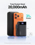 INIU 20000mAh 22.5W Pack, 17 16 15 14 S25 Power Bank, Smallest Portable Charger with USB C Cable, PD Fast Charging