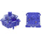GATERON CJ Keyboard Switches, China Joy Light Dark Blue Purple Custom 5 Pin LED Linear Key Switches (35 PCS)