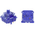 GATERON CJ Keyboard Switches, China Joy Light Dark Blue Purple Custom 5 Pin LED Linear Key Switches (35 PCS)