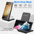 2 in 1 Wireless Charger, Foldable 20W Fast Charging Stand for iPhone 15/14/13/12/X and AirPods, Dual Phone Station