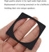 HAHIYO 56mm Diameter Square Speaker Box Terminal Cup, 2 PCS Black for Subwoofer Tower Speakers