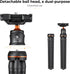 K&F Concept Mini Tripod Stand, Flexible Camera Tripod with Bluetooth Remote, Compatible with Smartphone/Canon Nikon