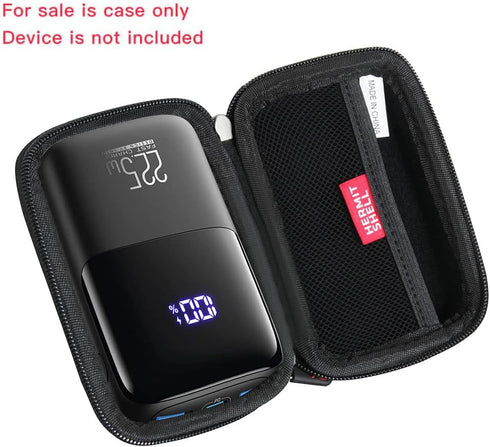 Hermitshell Travel Case for INIU Portable Charger 22.5W PD3.0 QC4.0 Fast Charging USB C LED Display 10000mAh Power Bank