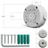 Junction Box Mount Bracket (Metal Aluminum & Waterproof), Universal for Bullet Security Camera, Compatible with Solar