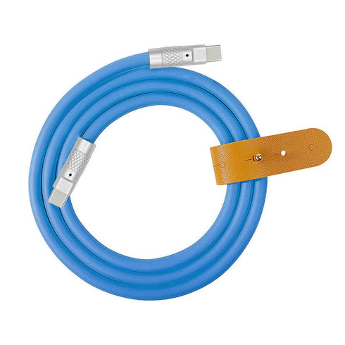 chenyang USB C to C Cable, 2.0M USB 2.0 Type C Male to Male Ultra Soft 120W Power Fast Charge Data Transfer Cable with