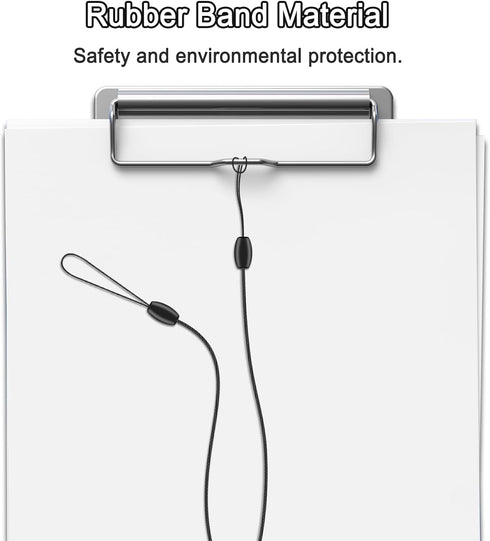 High-Elasticity Plastic Tether Lanyard for Touch Pens, Retractable Anti-Lose Coil Spring Straps for Tablets, 6 Pack