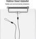 High-Elasticity Plastic Tether Lanyard for Touch Pens, Retractable Anti-Lose Coil Spring Straps for Tablets, 6 Pack