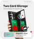 GOOSPERY Magnetic Door Bumper for Galaxy S24 Ultra Case, Card Holder Wallet with Auto Closing Protective Cover