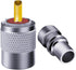PL259 Coaxial Connectors - 19 Pcs PL-259 UHF Male Solder Connector Plug with Reducer for RG59 RG8 RG213 Coaxial Cable