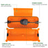 Outdoor Extension Cord Safety Cover with Waterproof Protector Seal, Weatherproof Electrical Connection Box for Outdoor Outlets, Plugs, Sockets, Holiday Decorations, Power Tools, Fountains, Orange