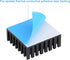 6pcs Small Aluminum Heatsink 25x25x10mm - Cooling Radiator with Thermal Conductive Tape for ASUS ROG Ally