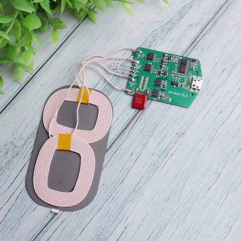10W Qi Fast Charging Wireless Charger PCBA Circuit with Board Coil - 1 pcs