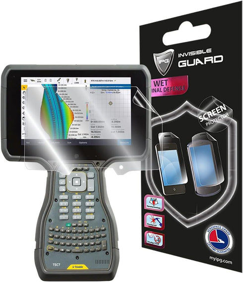 IPG For Trimble TSC7 Screen Protector, Hydrogel Invisible Ultra HD Clear Film, Anti Scratch Skin Guard