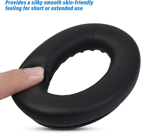 Replacement Ear Pads for Bose QuietComfort 45 (QC45) / QuietComfort SE (QC SE) / Wireless Over-Ear Headphones, Black
