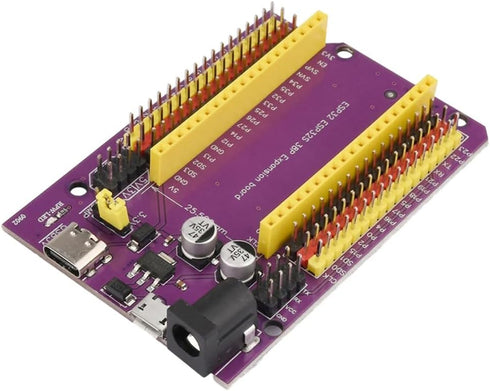 HiLetgo 3pcs ESP32 ESP32S Expansion Board, ESP32-DevKitC-32, ESP-WROOM-32, Micro USB & USB C/Type-C Dual USB WiFi