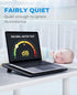 havit HV-F2056 Laptop Cooler Cooling Pad, Slim Portable USB Powered, Black/Blue
