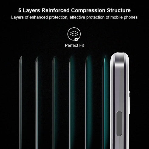 QUIETIP Compatible Case for Samsung Galaxy S20 FE, Magnetic Metal Clear Glass Case, Thin Body, Purple