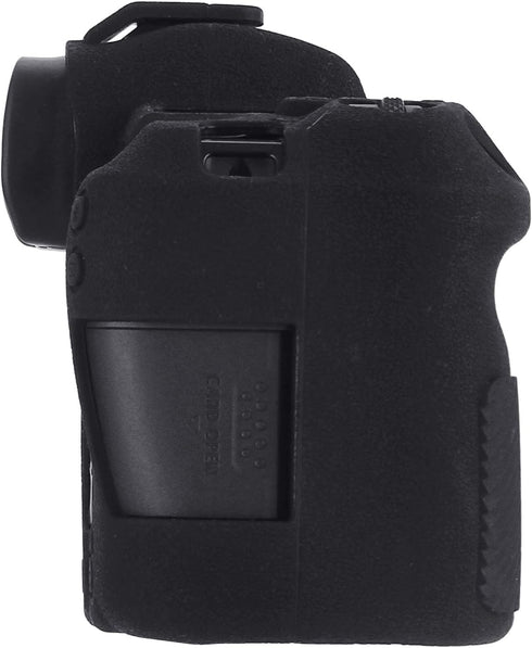 Easy Hood Case for Canon EOS R Digital Camera, Black Anti-Scratch Soft Silicone Rubber Protective Cover Skin