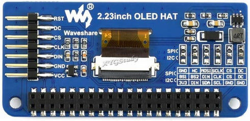 XYGStudy 2.23 inch 2B/3B/4B/Zero/Zero 12832 SPI/I2C OLED Display HAT for Raspberry Pi W Jetson Nano Pixels Interface @