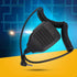 Handheld Speaker Mic, 3.5mm Walkie Talkie Shoulder Microphone with PU Wire for Yaesu, Two-Way Radio