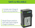 Wasabi Power Battery and Charger (2-Pack) for Canon NB-5L, PowerShot S100, S110, SD700 IS, SD790 IS