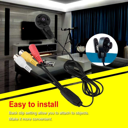 Tangxi 60 CCTV Camera, HD Wide Angle Bird Box Camera, Wired CCTV Security Sureveillance Camera Support for IR Night