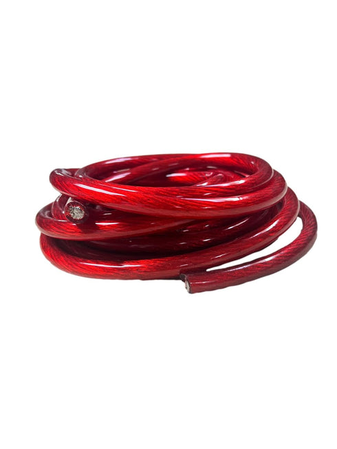 IMC Audio 8 Gauge CCA Power Red Wire Cable (5ft), Automotive Battery Cable for Car Audio and Home Stereo