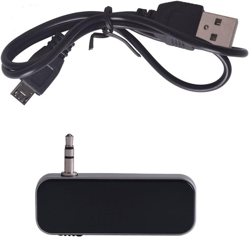 Beinhome 3.5mm 6s 5 MP3 MP4 FM Transmitter Audio Adapter Car Kit, Wireless in-Car Radio Transmitter Built-in Aux Port