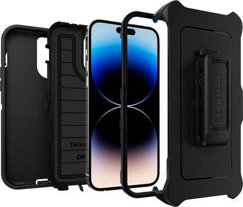 OtterBox 14 Packaging Defender Series Screenless Edition Case for iPhone Pro Max (Only) - Holster Clip Included