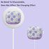 Purple Floral Case for AirPods 3rd Generation, 5 in 1 Kit with Cute Flower Pendant, Cleaning Pen, Wrist Strap