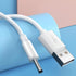 Kaeltsyn 3.5x1.35mm 5V Multi Purpose USB to Charging Cord Power Adapter Cable Line Multiple Length for Table Lamp