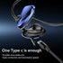 EBTOOLS Open Ear Bluetooth 5.3 Sport Headphones, Sweatproof Earphones, Noise Reduction Stereo Sound, for Workouts Running Cycling Hiking Driving (Blue)
