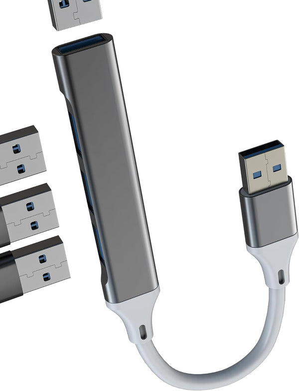 WASRUYI Multi USB Port Hub (4in1) Card Reader to Laptop Adapter 3.0 Pc