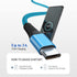 3-Pack USB C Cable 6FT 3A Fast Charging Nylon Charger for Samsung Galaxy S24 S23 S22 S21 S20 A11 A12 A13 A14 A15, LG,