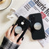 WUYULB Clear Crystal Collapsible Expandiing Mobile Phone Grip Stand Holder for Smartphones and Tablets Cell Phone