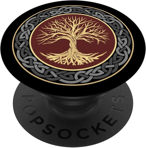 Tree of Life Viking Celtic Design, Nordic PopSockets Swappable PopGrip