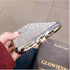 LUVI Luxury Fashion Glitter Case for iPhone Xs Max, Bling Glossy Crystal Rhinestone Protective Cover, Silver