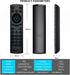Bluetooth Voice Remote Control, USB Wireless Backlit Air Remote Mouse with IR Learning for PC, Projector, Smart TV