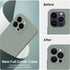 FireNova iPhone 14 Pro Max Case, Calke Green, 6.7", Silicone, Camera Protection, Soft Microfiber Lining, 2 Screen