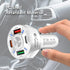 4 Port USB C Car Charger Adapter with LED Light, Quick Charge Type C/PD 20W/QC 3.0 for iPhone 14 13 12 S22 S21 (White)